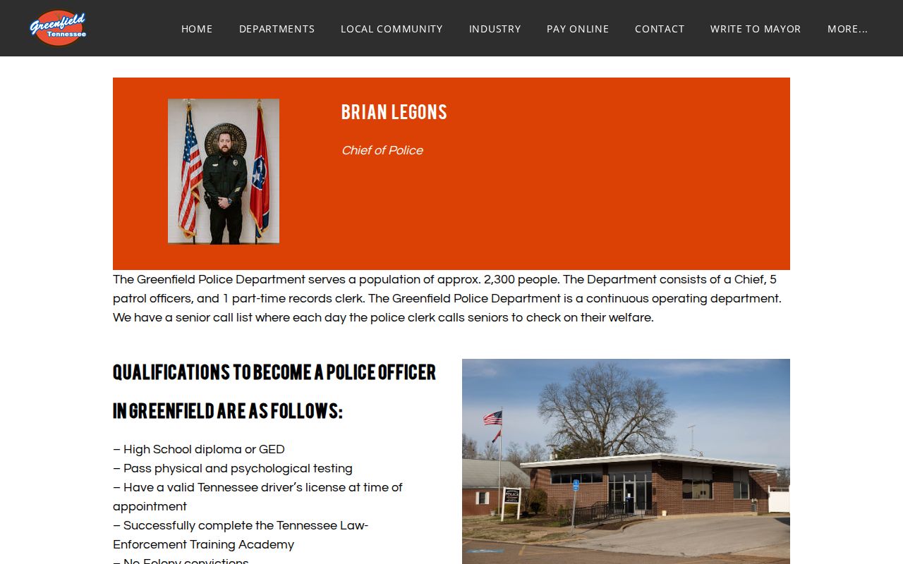 Greenfield warrant search and city police citation payment link